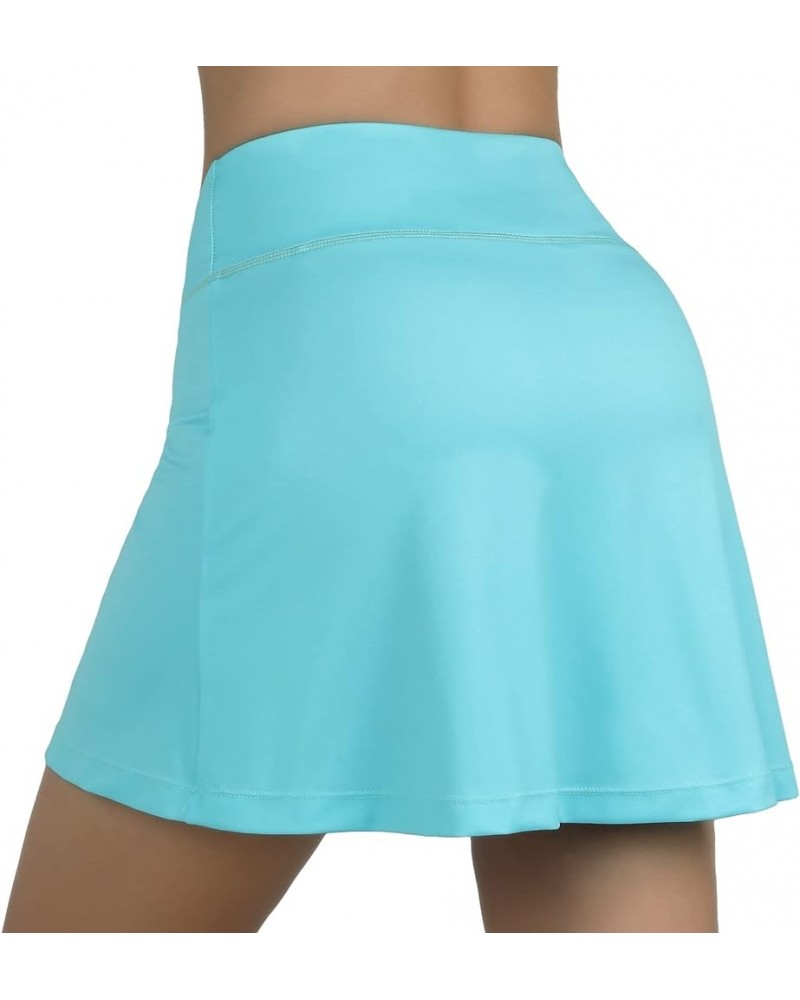 Running Skirts Tennis Golf Skorts for Women - Women Workout Skirts with Pockets 221-2blue $20.71 Skirts