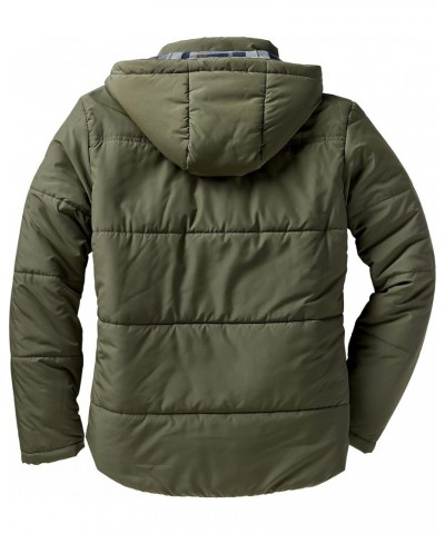 Women's Quilted Toggle Puffer Jacket Army $40.53 Jackets