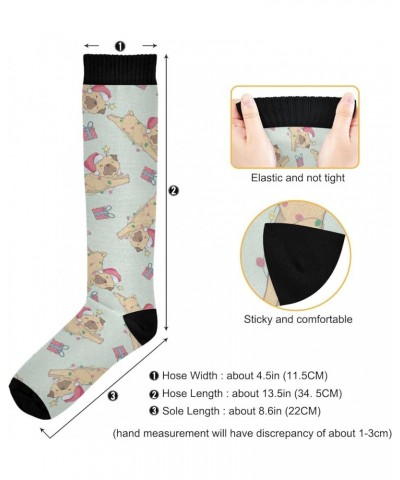 Cartoon Chili Compression Socks for Women and Men Circulation Cute Long Socks for Athletic Running 1 2 Puppies $9.85 Activewear