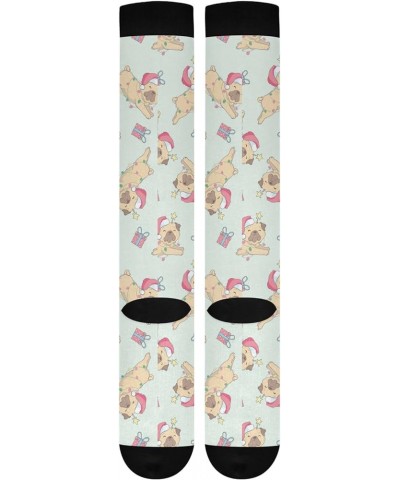 Cartoon Chili Compression Socks for Women and Men Circulation Cute Long Socks for Athletic Running 1 2 Puppies $9.85 Activewear