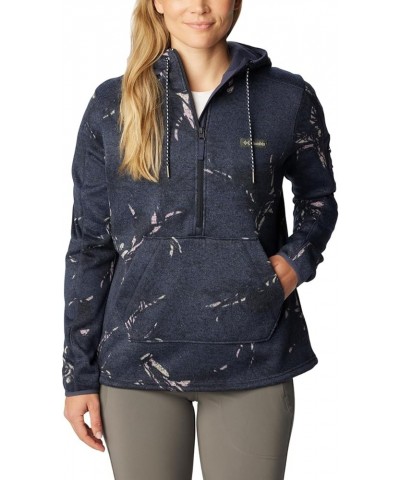 Women's W Sweater Weather Hooded Pullover Nocturnal Pinecones $21.53 Sweaters