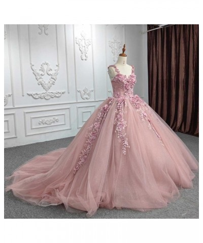 Flora Lace Quinceanera Dresses Ball Gown Sparkly Tulle Off Shoulder Prom Dresses Sweet 15 16 Dresses for Women PF39 Coral $63...