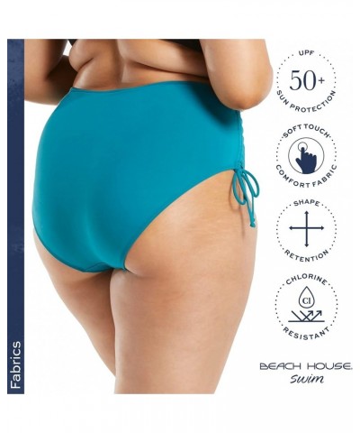 Plus Size Hayden Side Tie Bikini Bottom — High Waisted Swimsuit Bottom Lagoon $17.60 Swimsuits