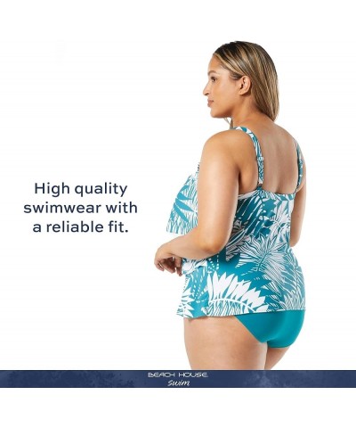 Plus Size Hayden Side Tie Bikini Bottom — High Waisted Swimsuit Bottom Lagoon $17.60 Swimsuits