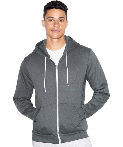 Flex Fleece Long Sleeve Zip Hoodie-USA Collection Asphalt $28.78 Hoodies & Sweatshirts