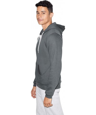 Flex Fleece Long Sleeve Zip Hoodie-USA Collection Asphalt $28.78 Hoodies & Sweatshirts