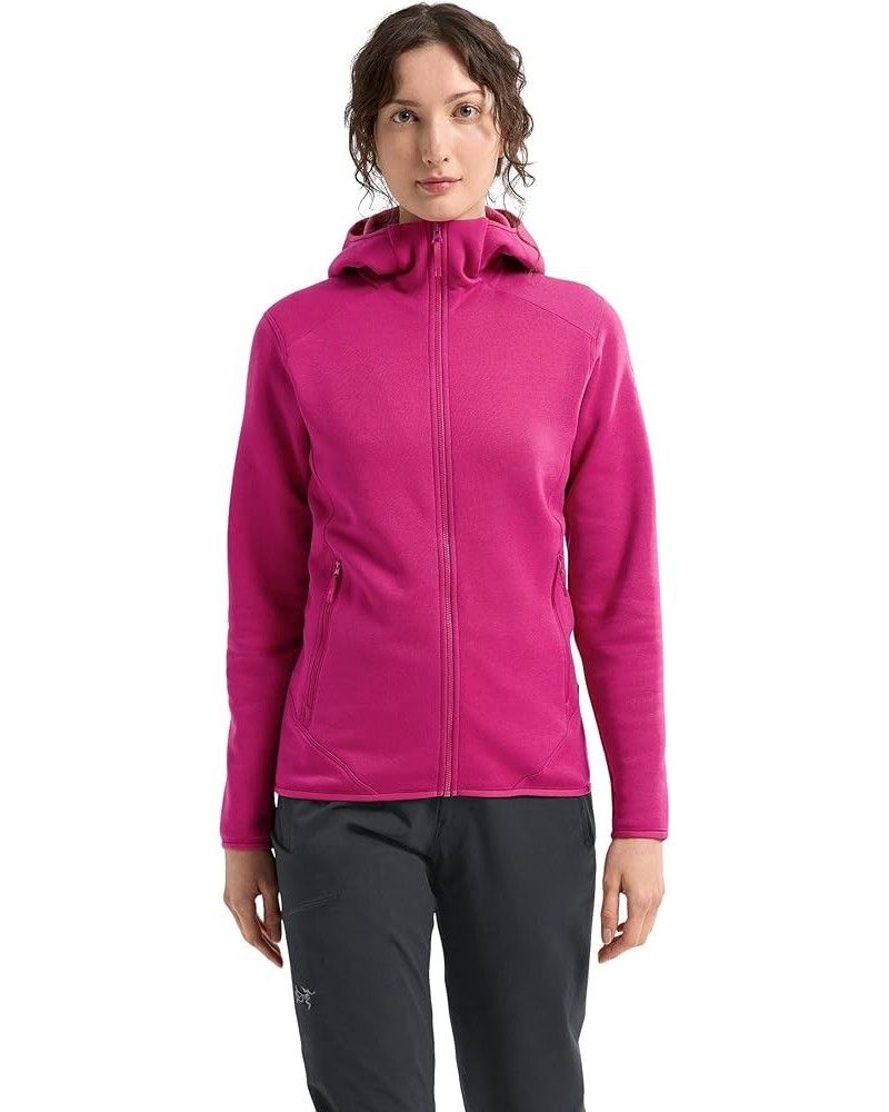 Kyanite Hoody Women's | Durable Stretch Fleece Layering Hoody Amaranthus $66.60 Activewear