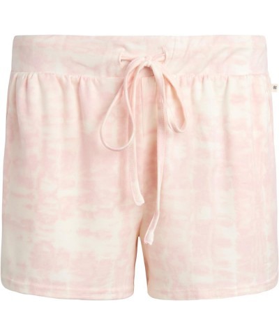 Women's Pajama Set - 2 Piece Cross Back Tank Top and Sleep Shorts (S-XL) Pink Tie Dye $14.78 Sleep & Lounge