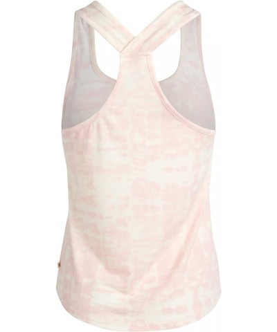 Women's Pajama Set - 2 Piece Cross Back Tank Top and Sleep Shorts (S-XL) Pink Tie Dye $14.78 Sleep & Lounge