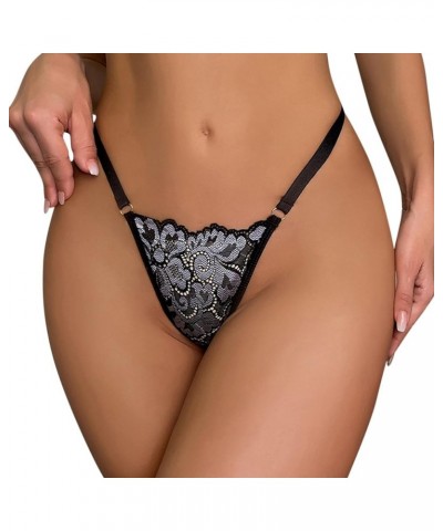 Lingerie, Sleep & Lounge Womens Sexy Underwear Lace Panties Ladies Brief For Women Gender Neutral Clothing for Adults Black $...