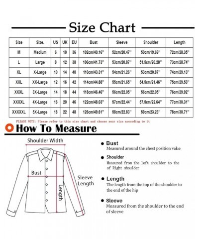 Plaid Shacket Jacket Women Casual Wool Blend Button Down Shirts Winter Xmas Gifts Boyfriend Flannel Outfits Warm Coats A10~ye...