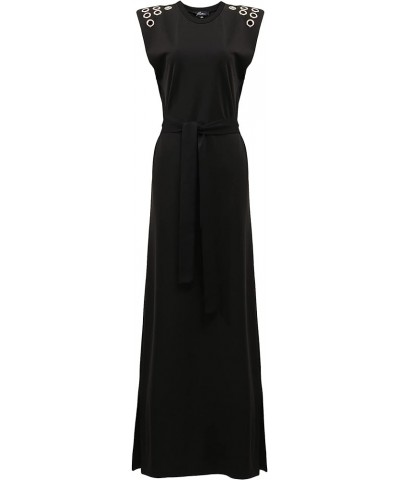 Women's Teresa Grommet Maxi Dress Black $24.92 Dresses