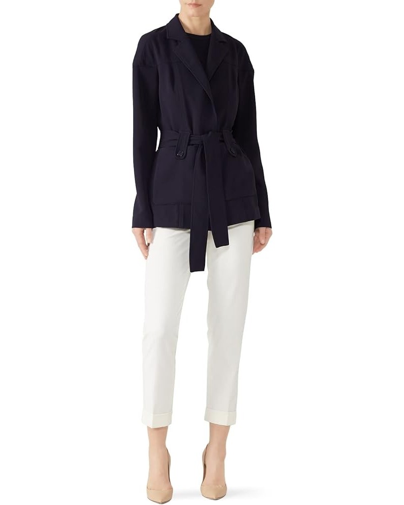 Rent The Runway Pre-Loved Belted Cardigan Jacket Blue $41.30 Sweaters