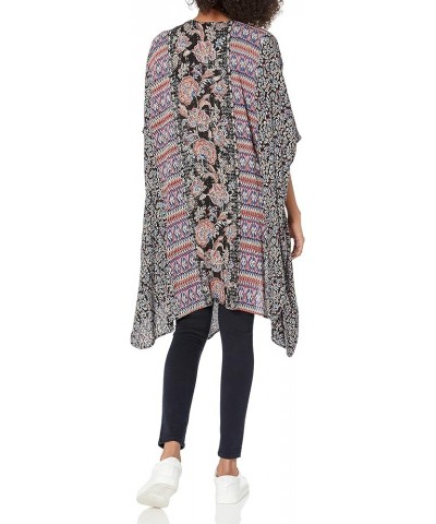 Women's Boho Long Duster Kimono Cardigan Black $12.37 Sweaters