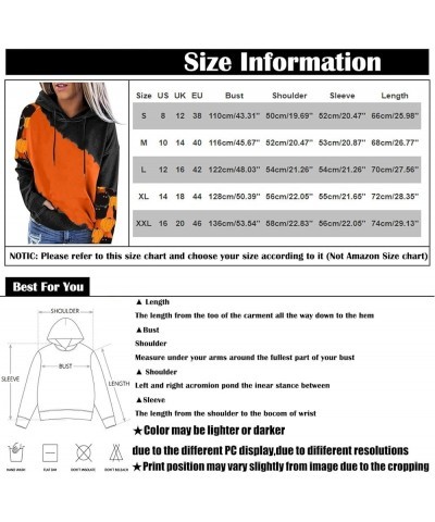 Hoodies for Women Plus Size Fashion Long Sleeve Pocket Hoodie Pullover Casual Round Neck Graphic Sweatshirts Tops A06 White $...