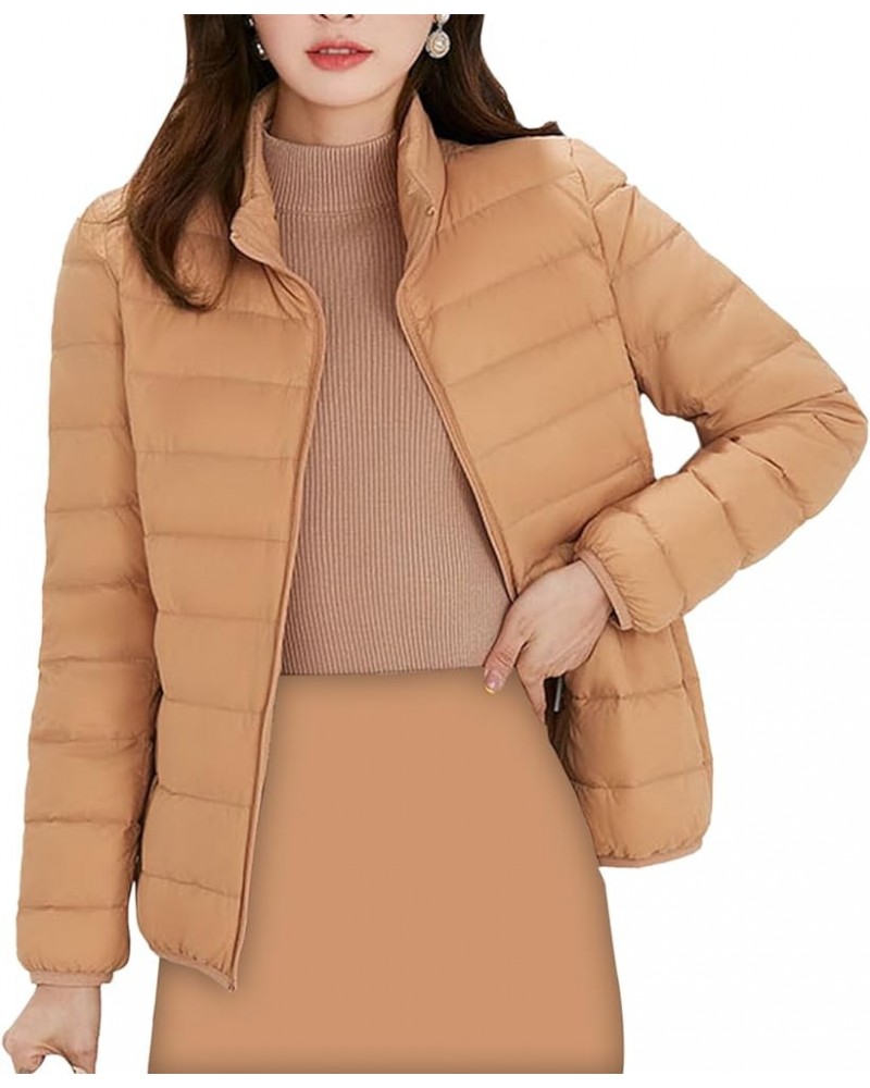 Winter Coats for Women Plus Size Parka Thick Warm Lapel Collar Short Parkas Puffy Cloth Oversized Parka Jacket Girls Orange $...