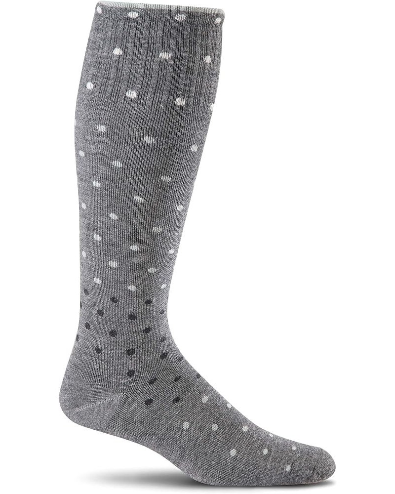 Women's On the Spot Moderate Graduated Compression Sock Charcoal $14.70 Activewear