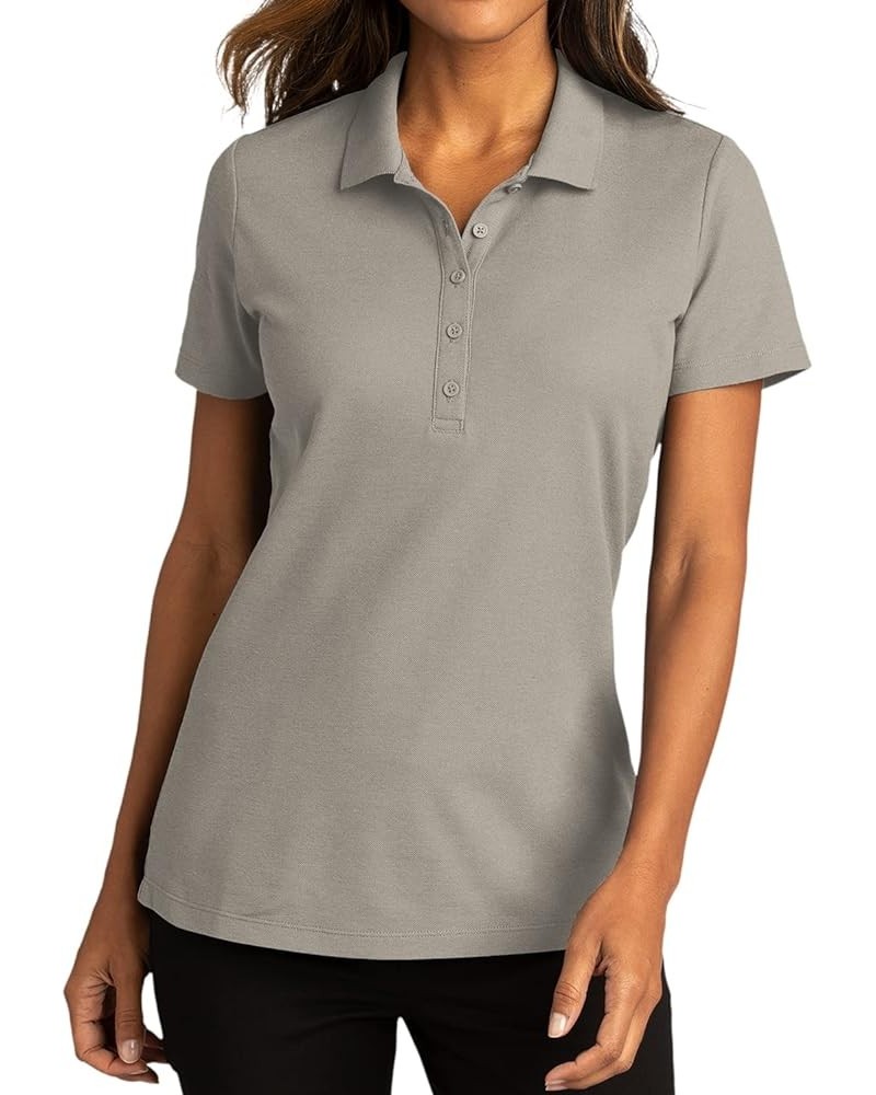 Ladies Easy Care Polo Shirts in XS-4XL Gusty Grey $18.00 Shirts