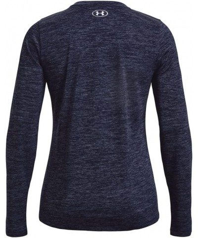 UA Tech™ Twist Crew (411) Midnight Navy / Cadet / Metallic Silver Small $10.81 Activewear