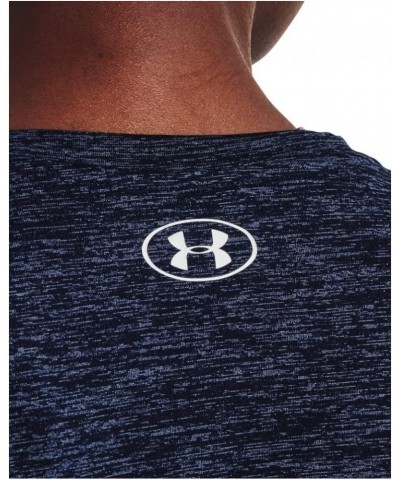 UA Tech™ Twist Crew (411) Midnight Navy / Cadet / Metallic Silver Small $10.81 Activewear