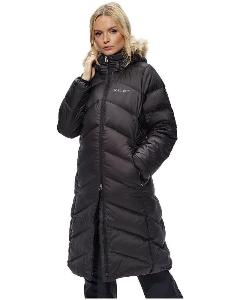 Women's Montreaux Full-Length Down Puffer Coat Black $43.78 Jackets