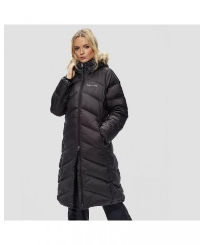 Women's Montreaux Full-Length Down Puffer Coat Black $43.78 Jackets