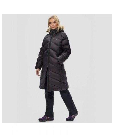 Women's Montreaux Full-Length Down Puffer Coat Black $43.78 Jackets