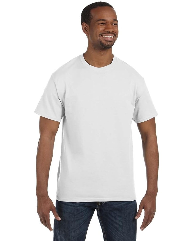 Men's Heavy Taped Neck Comfort Jersey T-Shirt Xxxx-large,white $6.29 Others