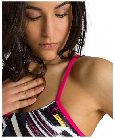 Women's Rulebreaker Play Bandeau Bikini Athletic Sport Swim Top Freak Rose $14.42 Swimsuits