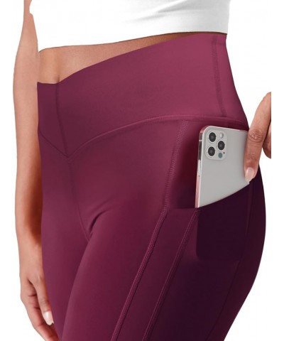 Biker Shorts for Women with Pockets High Waisted Yoga Pants 8 V-Waist Shorts 5" W/ Pockets Magenta $8.20 Activewear