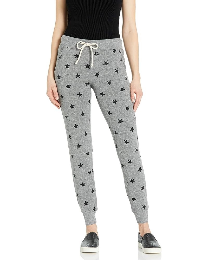 Women's Sweatpants, Eco-Fleece Tri Blend Printed Jogger Pant Eco Grey Stars $17.45 Activewear