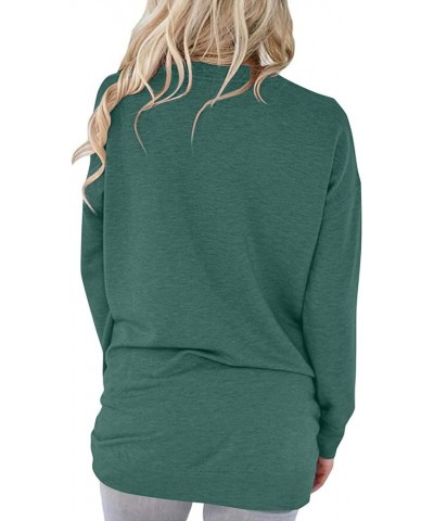 Women's Pocket Shirt Graphic Tunic Tops Sweatshirts A I-green $13.15 Hoodies & Sweatshirts