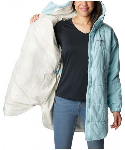 Women's Chatfield Hill Novelty Jacket Aqua Haze, Dark Stone Check Multi Print $32.80 Jackets