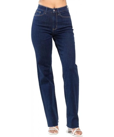 Women's High Waist Vintage Straight Jeans Dark $33.72 Jeans