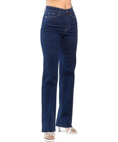 Women's High Waist Vintage Straight Jeans Dark $33.72 Jeans