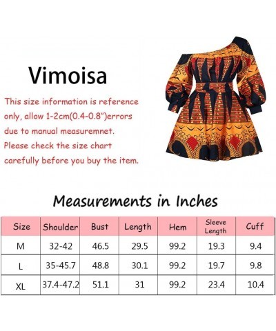 Women Sexy Boho African Dress Long Maxi Dress V-Neck Multi-Way Dress Pleated Dress Floral Print Orange Stripes $23.52 Jumpsuits