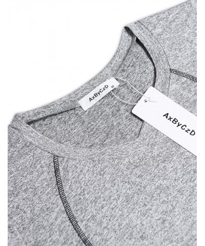 Womens Short Sleeve Tops Workout Athletic Sports Yoga Shirts Grey $15.50 Activewear