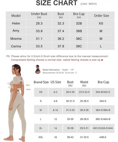 Women's Open Back Tee Workout Crop Top Yoga Built in Bra Light Compression Cream Feeling Crew Neck Gym T Shirts Khaki $16.73 ...