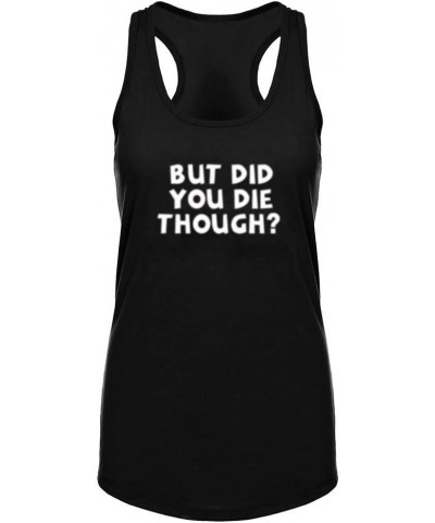 Tank Tops for Women-Womens Funny Saying Fitness Workout Racerback Tank Tops Sleeveless Shirts Black $13.43 Tanks