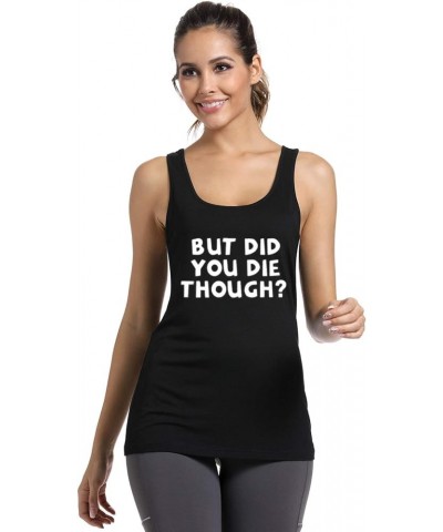 Tank Tops for Women-Womens Funny Saying Fitness Workout Racerback Tank Tops Sleeveless Shirts Black $13.43 Tanks