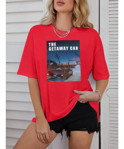 Women Concert Oversized Shirt Singer Fans Gift Tshirt Vintage Music Graphic Tee Causal Short Sleeve Tops Red $11.52 T-Shirts