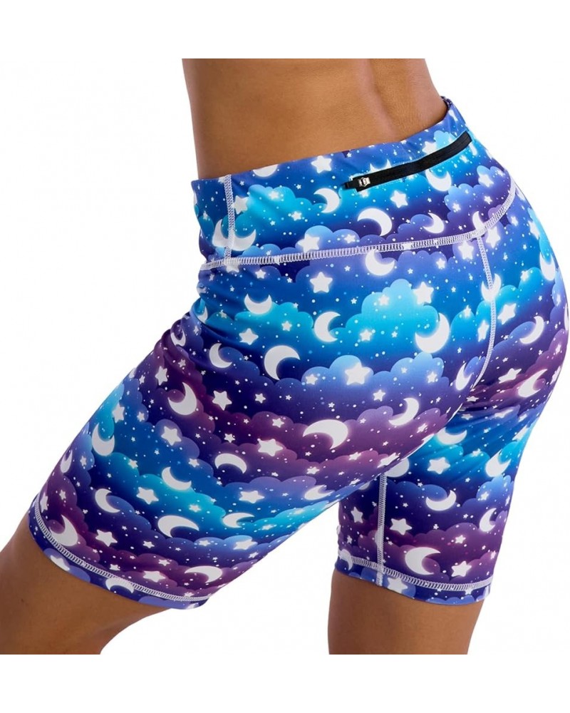 Printed Leggings with Pockets for Women Spandex Shorts Workout Leggings for Women Tummy Control Gym Yoga Capris Shorts-v-22 $...