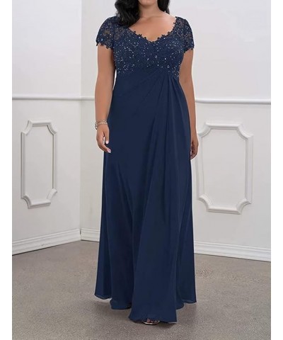 V-Neck Mother of The Bride Dresses for Wedding Plus Size Lace Applique Long Evening Party Formal Gowns Champagne $35.70 Dresses