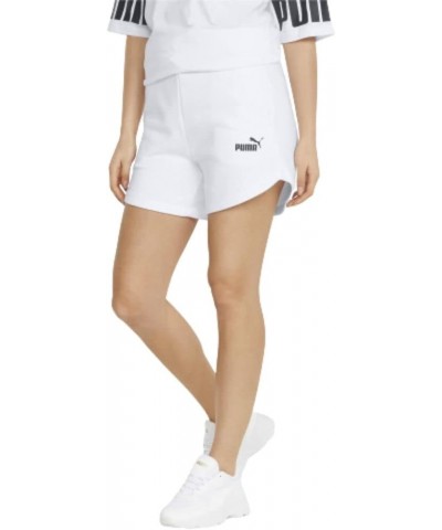 Women's Essentials 5" High Waist Shorts White $11.33 Activewear