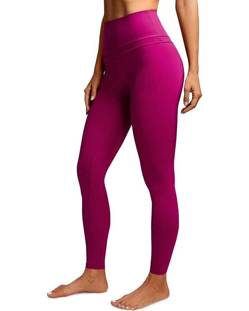 Women's Naked Feeling I Workout Leggings 28 Inches - High Waisted Full-Length Yoga Pants 28 inches Magenta Purple $13.33 Legg...