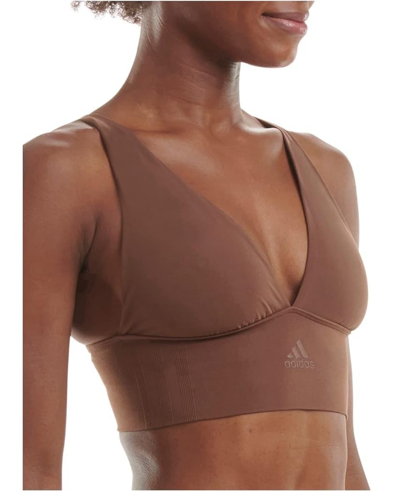 Women's Micro-Stretch Lounge Bra—Seamless Comfort & Support Toasted Mocha $18.62 Lingerie