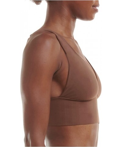 Women's Micro-Stretch Lounge Bra—Seamless Comfort & Support Toasted Mocha $18.62 Lingerie