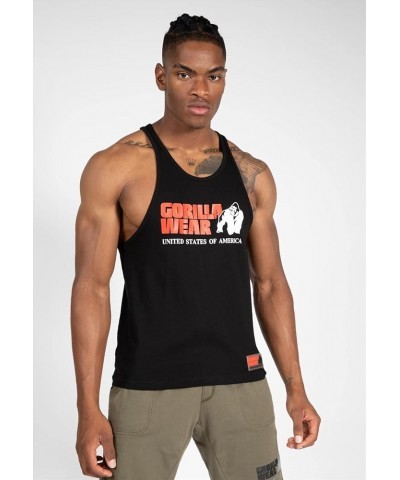 Classic Tank Top for Gym Workouts Bodybuilding and Fitness T-Shirts for Men in Yellow Black $20.87 Others