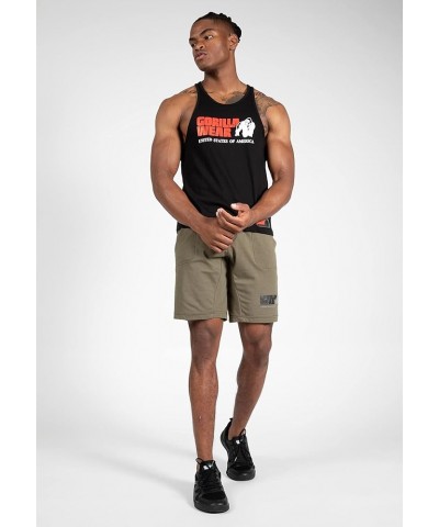 Classic Tank Top for Gym Workouts Bodybuilding and Fitness T-Shirts for Men in Yellow Black $20.87 Others