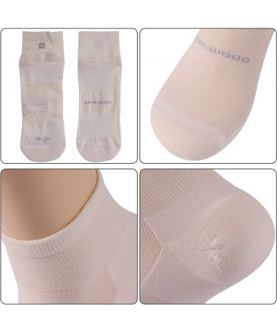 Merino Wool Ankle Athletic Socks Low Cut Running Golf Tennis Hiking Socks Quarter 3 Pairs 3xcream-quarter $18.04 Activewear